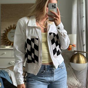 vintage checkered jacket